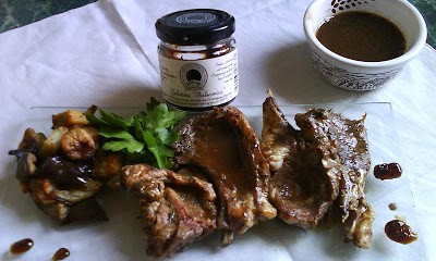 Costolette di agnello e gelatina balsamica prunotto m