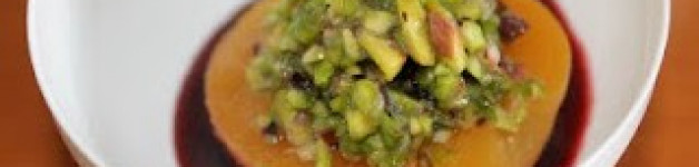 Albicocche con farcia di pistacchi
